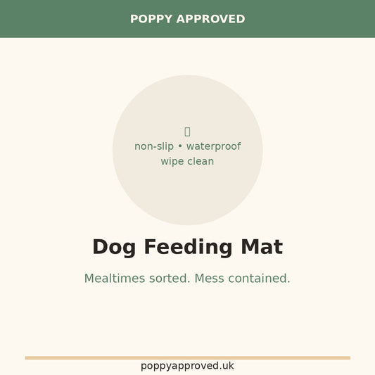 Poppy Approved Dog Feeding Mat